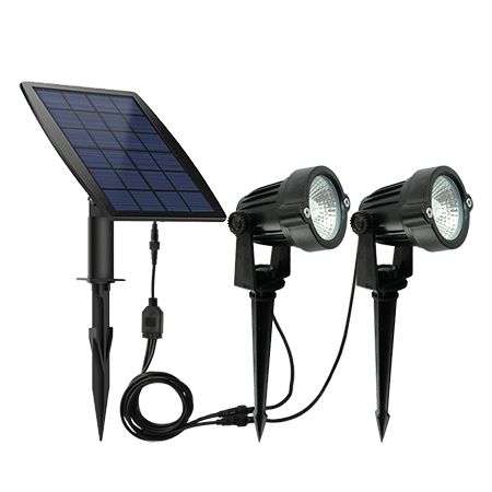 ABS Solar Garden Spike light 2 in set