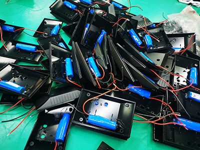 garden solar lights manufacturer workshop production 