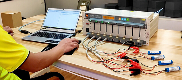 solar garden light battery capacity testing