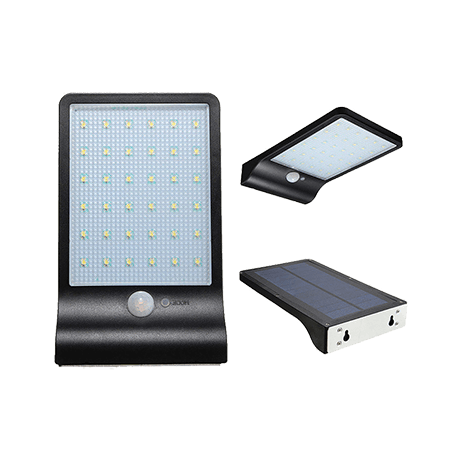 solar wall lamp with sensor solar panel