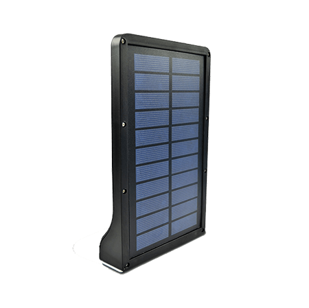 solar wall lamp with sensor solar panel